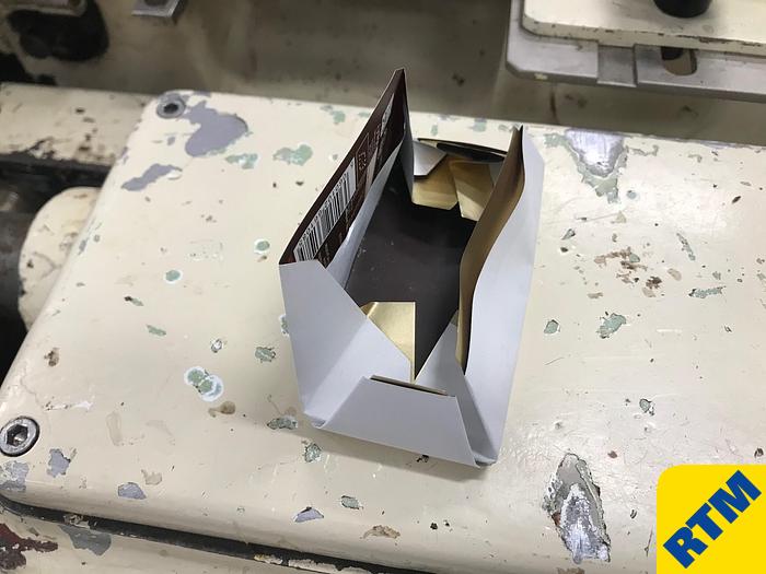 Used Chocolate Bar Wrapper