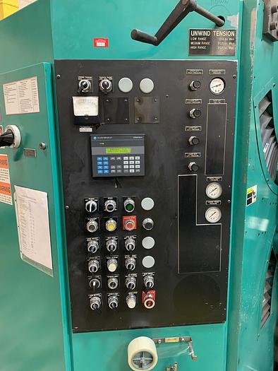 Used 62" DUSENBERY 740 DUPLEX SLITTER REWINDER 24" DIAMETER REWIND