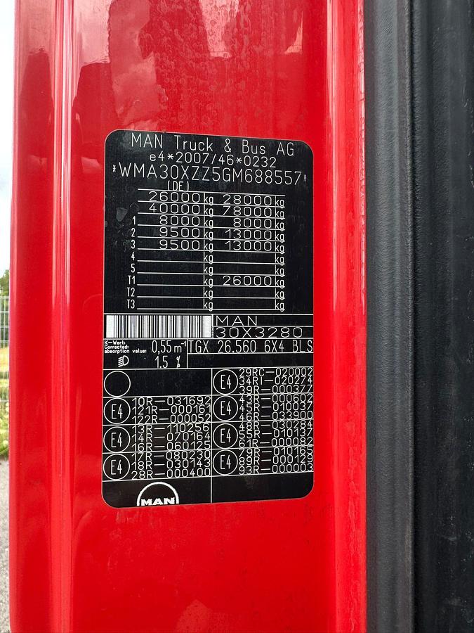 Gebraucht MAN TGX 26.560 6x4 / 2015