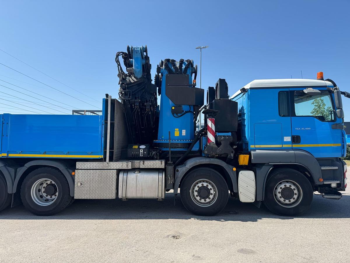 Gebraucht MAN TGA 35.480 8x4 mit Palfinger PK 150.002