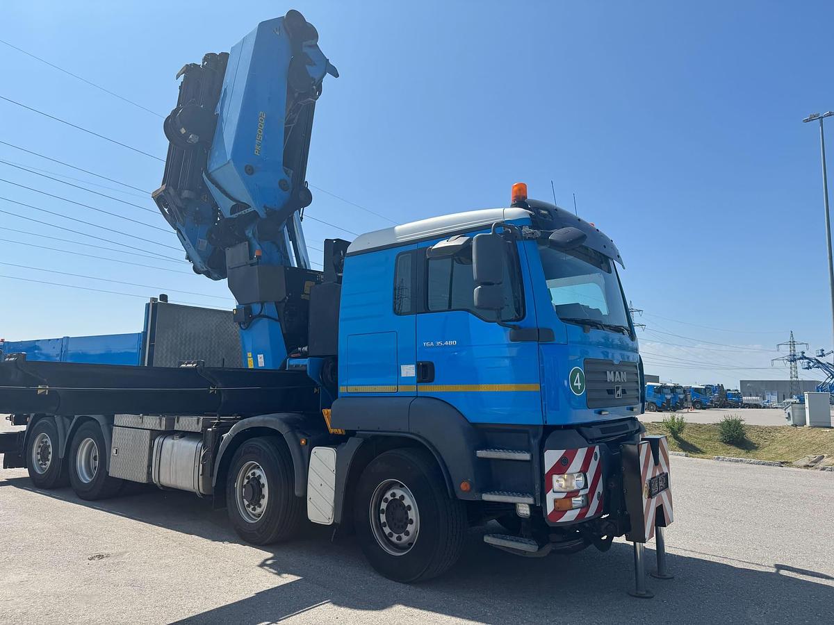 Gebraucht MAN TGA 35.480 8x4 mit Palfinger PK 150.002