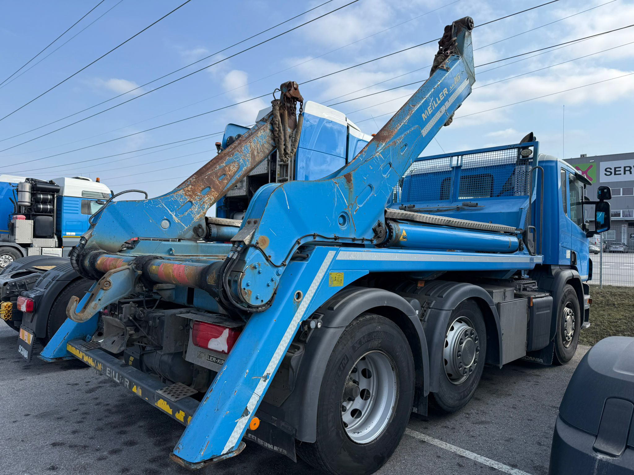 Gebraucht Scania P450 6x2 / F.X. Meiller AK16.-T