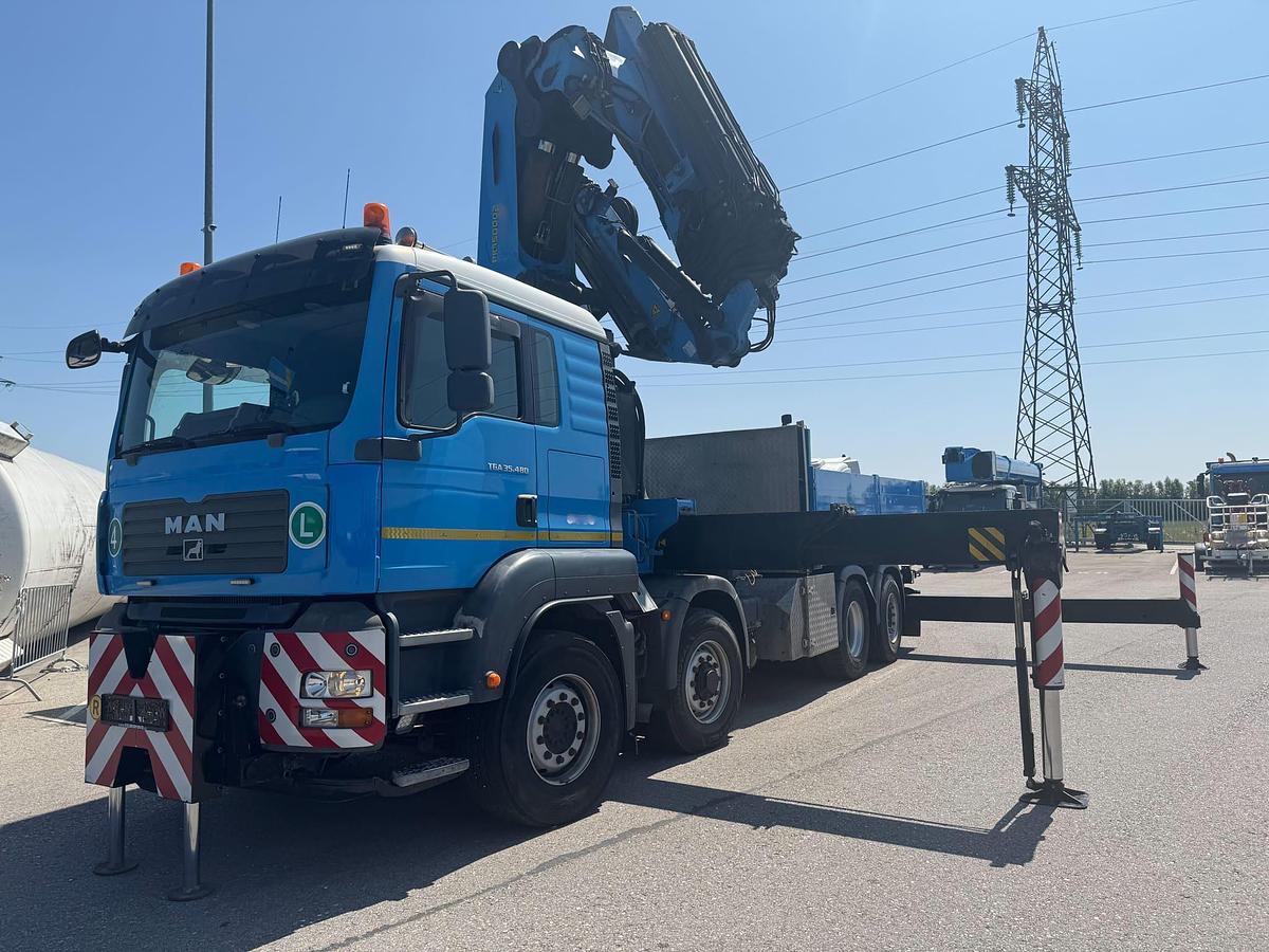 Gebraucht MAN TGA 35.480 8x4 mit Palfinger PK 150.002