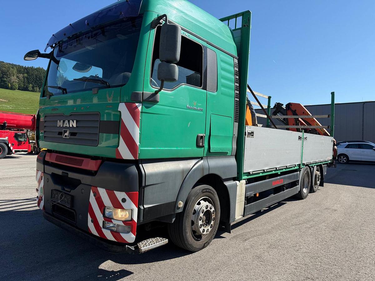 Gebraucht MAN TGA 26.400 + Palfinger PK 16502 + Schwarzmüller