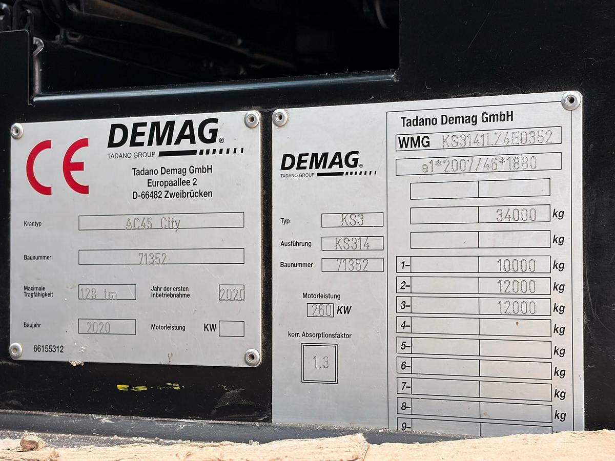 Gebraucht 2020 TEREX DEMAG AC 45 City