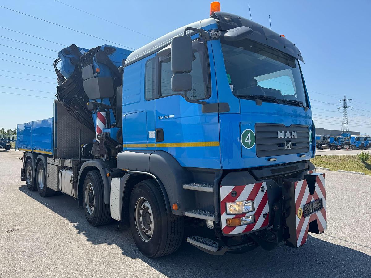 Gebraucht MAN TGA 35.480 8x4 mit Palfinger PK 150.002