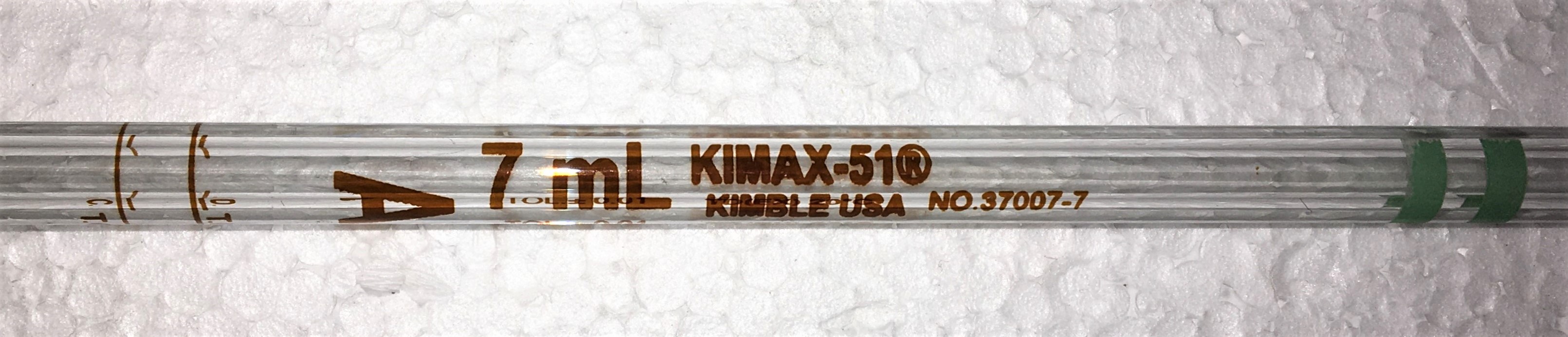New Open Box Kimble 37007-7 KIMAX-51 Volumetric Pipet, Class A - 7mL (Pack of 6)