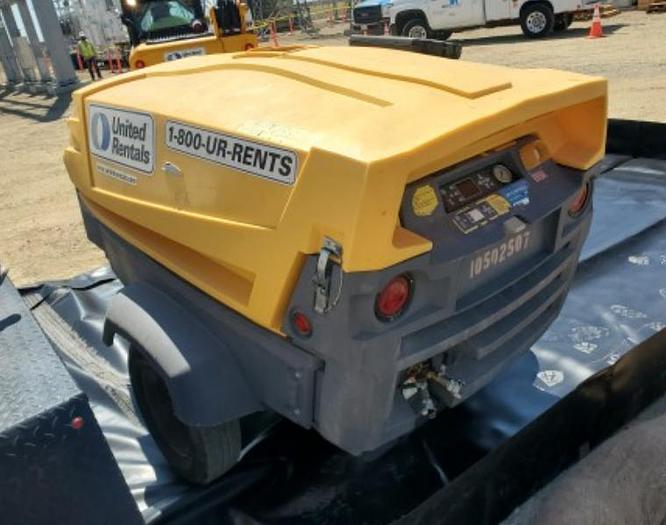 Used 2016 ATLASCOPCO 185 CFM AIR COMPRESSOR