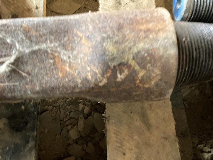 Used 5-5/8” diameter x approx.. 12-1/2” length Cable Tool Drilling Chisel Bit