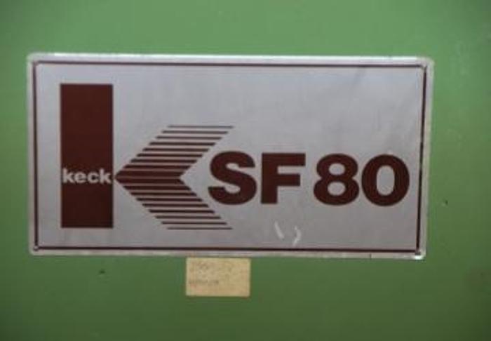 Used Keck SF 80 Folder-gluer for cardboard