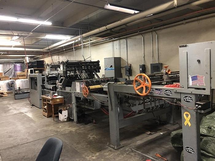 Used 54" WIDE CLARK AIKEN PTR SHEETER 2 BACKSTANDS