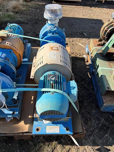 Used Pump, Centrif, 5 HP, 4" In / 3" Out, Goufilds, Model 3196 #C744707