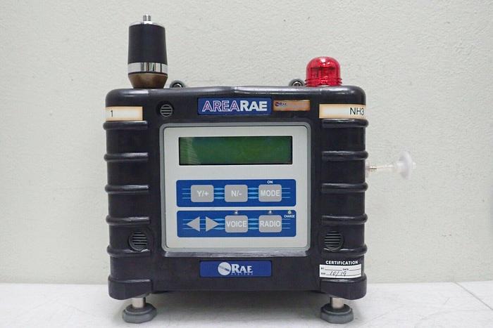 Used RAE AreaRAE Multiple Gas Detector Monitor w/ Accessories Kit & Case