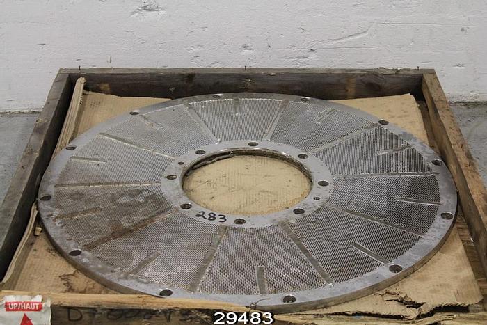 Used Voith Fibersorter FS2B Extraction Plate #29483
