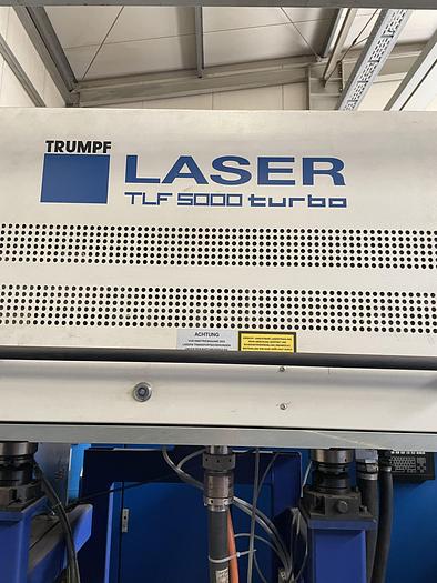 Used Tumpf laser TLF 5000 Turbo