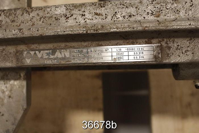 Used Velan 8" Hand Operated Knife Gate Valve #36678