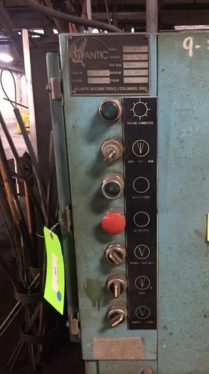 Used 1980 ATLANTIC 10' X 1/4" HYDRAULIC POWER SQUARING SHEAR