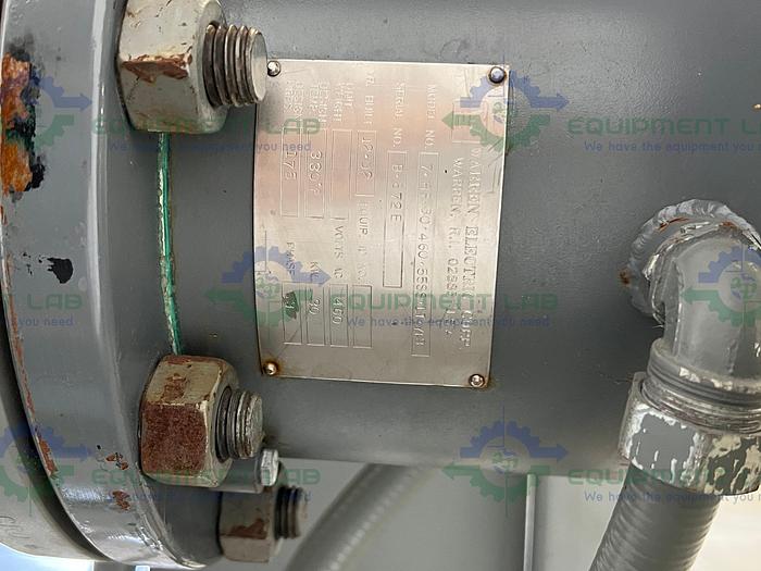 Used BTU  Glycol Skid w/ Warren Electric HF-30 Heating Element, Goulds 3196 Pump