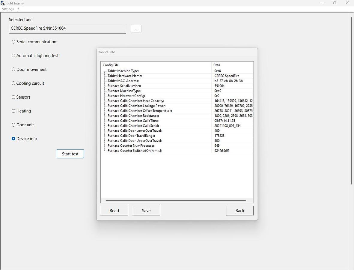Used 2016 Sirona CEREC SpeedFire Sintering Furnace (551064)