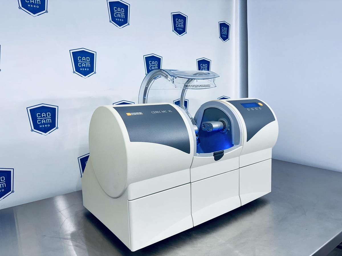 Used 2008 Sirona CEREC MC XL 2-Motor Wet Mill with 1,617 Mills (105272)