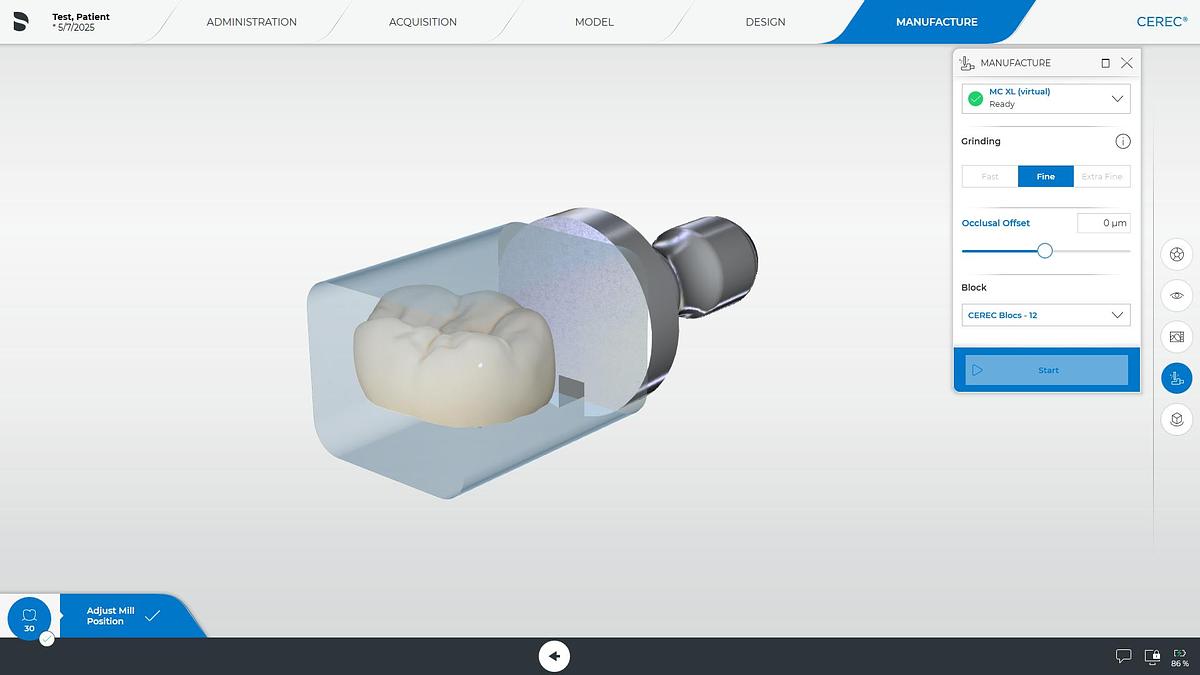 Refurbished 2019 Dentsply Sirona CEREC AC Primescan