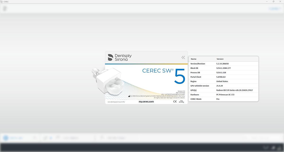 Refurbished 2019 Dentsply Sirona CEREC AC Primescan with 5.2 Software (102362)