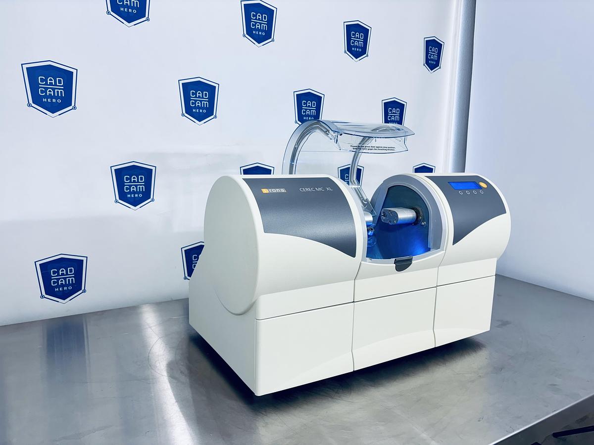 Used 2012 Sirona CEREC MC XL 2-Motor Wet Mill with 1,009 Mills (118607)
