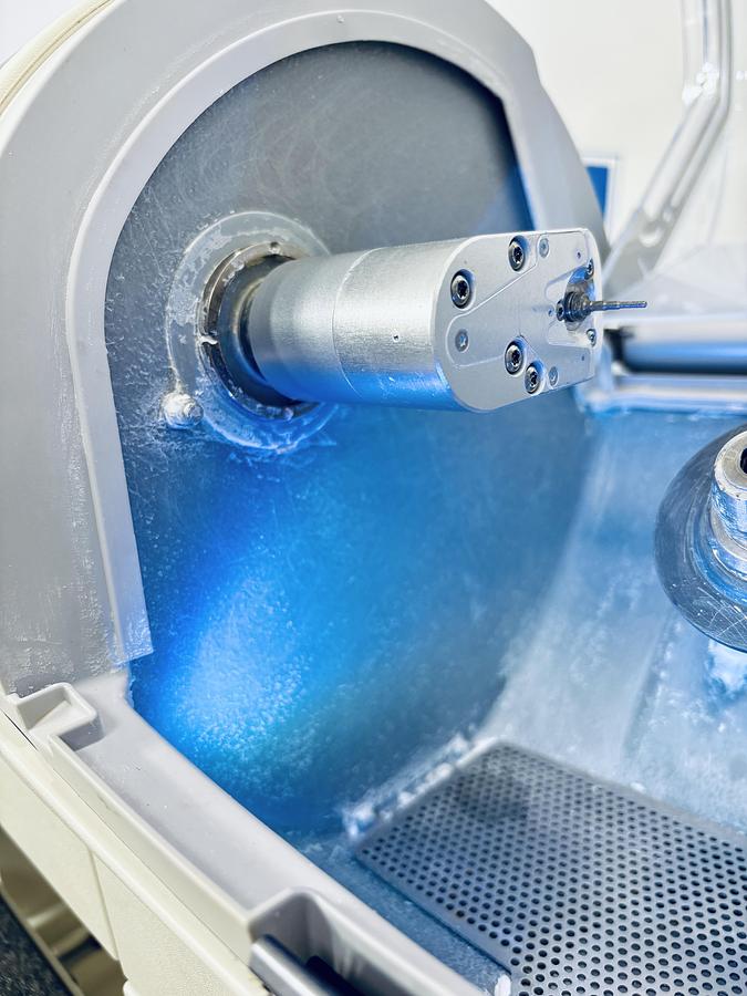 Used 2007 Sirona CEREC MC XL 2-Motor Wet Mill with 3,408 Mills (102357)