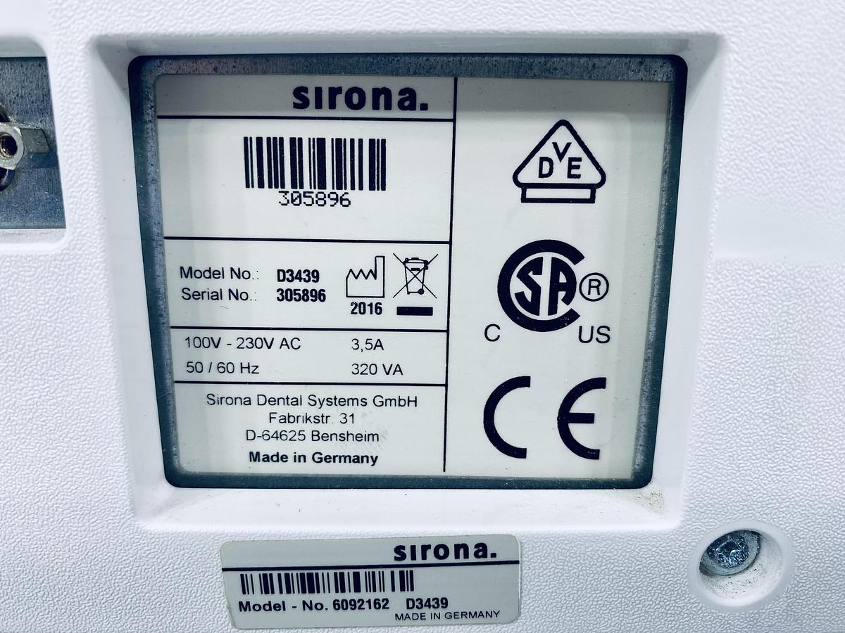 Used 2016 Sirona CEREC MC XL Premium 4-Motor Wet/Dry Mill (305896)