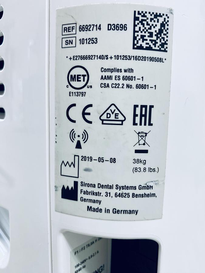 Refurbished 2019 Dentsply Sirona CEREC AC Primescan with 5.2 Software (101253)