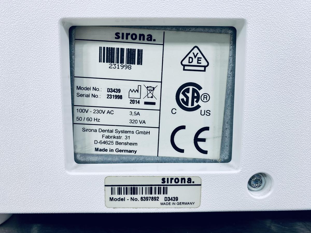Used 2014 Sirona CEREC MC X 2-Motor Wet Mill (231998)