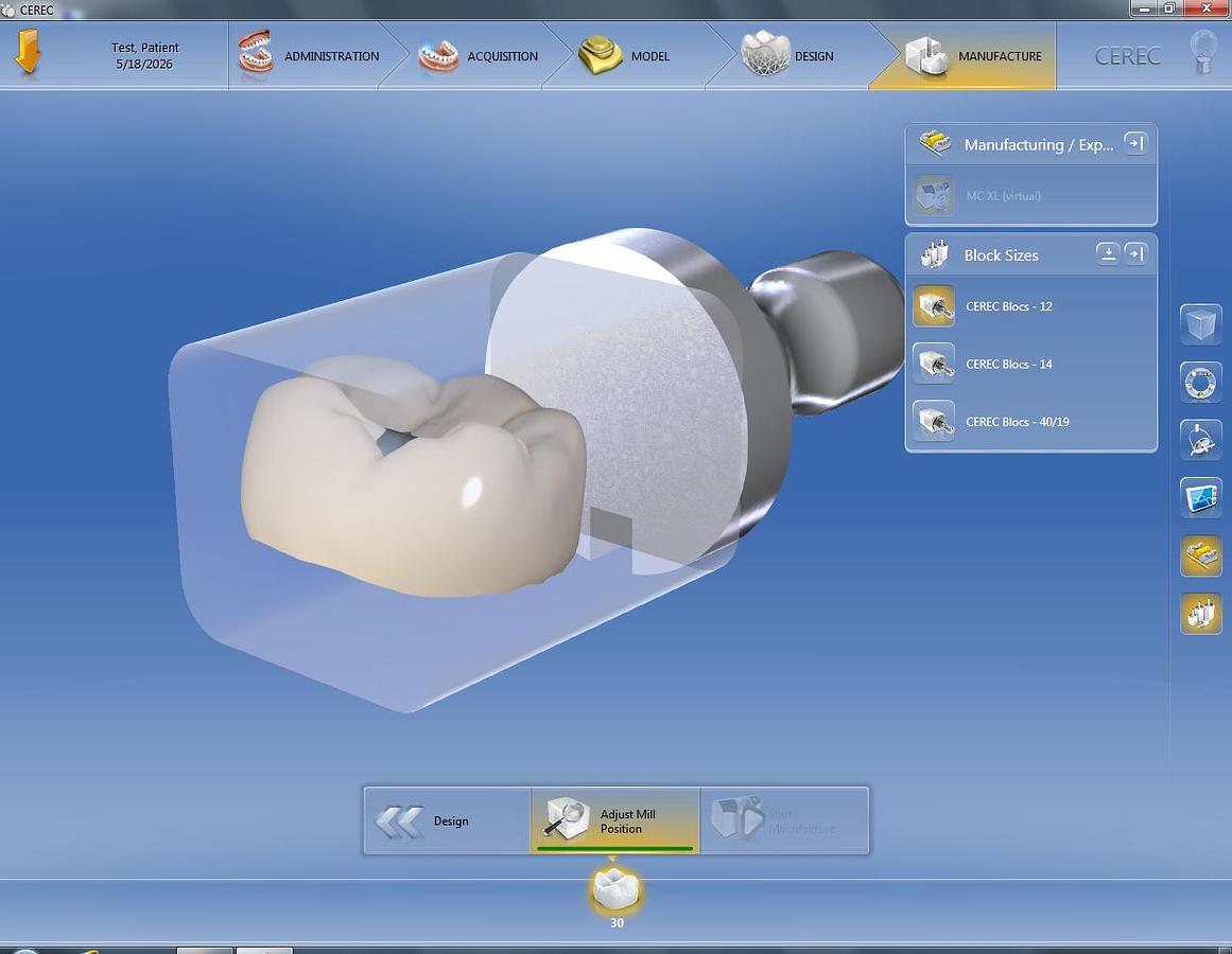 Refurbished 2015 Sirona CEREC AC Omnicam with CEREC 5.2.8 Software (136220)
