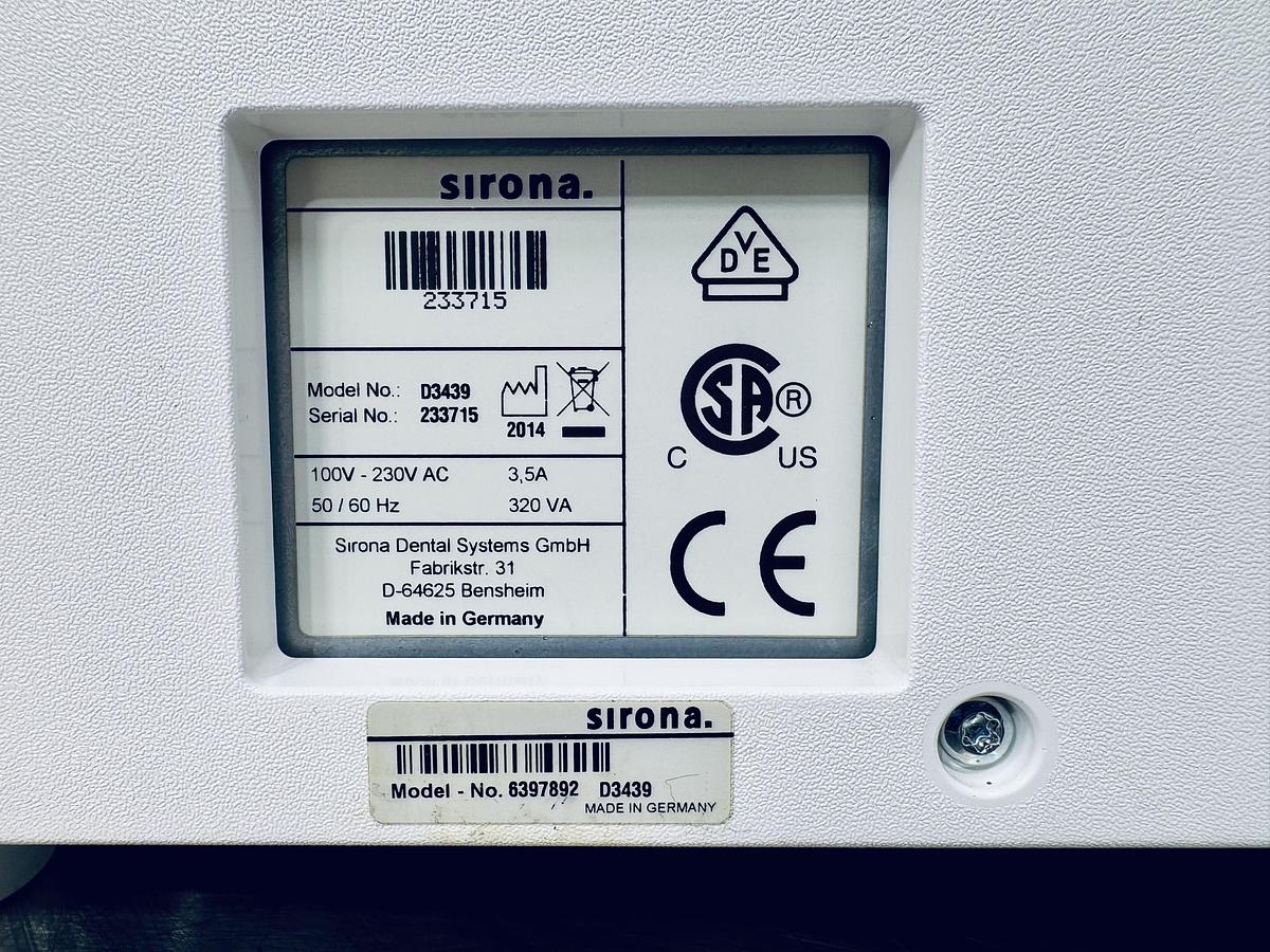 Used 2014 Sirona CEREC MC X 2-Motor Wet Mill with 332 Mills (233715)