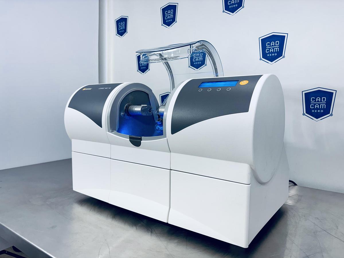 Used 2012 Sirona CEREC MC XL 2-Motor Wet Mill with 1,564 Mills (126906)