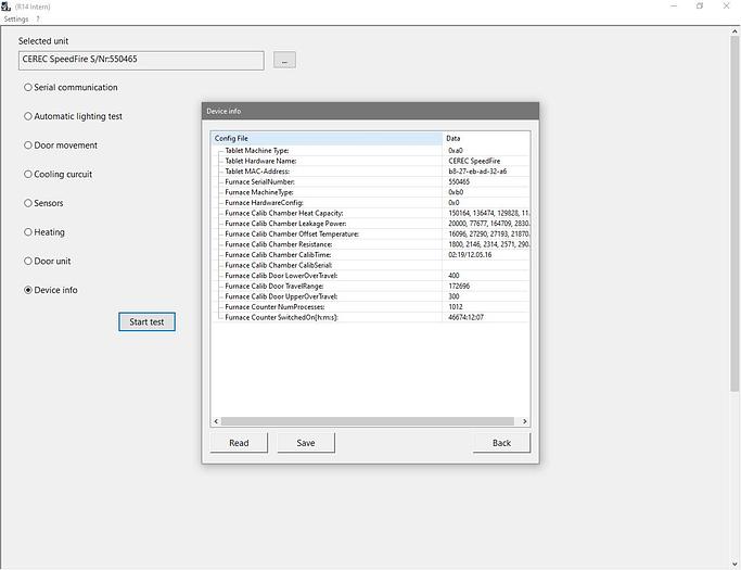 Used 2016 Sirona CEREC SpeedFire for Parts/Repair (550465)