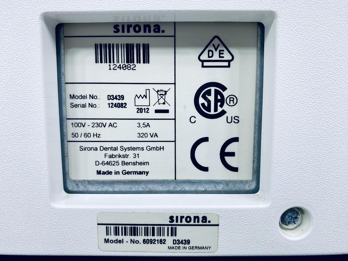 Used 2012 Sirona CEREC MC XL 2-Motor Wet Mill (124082)