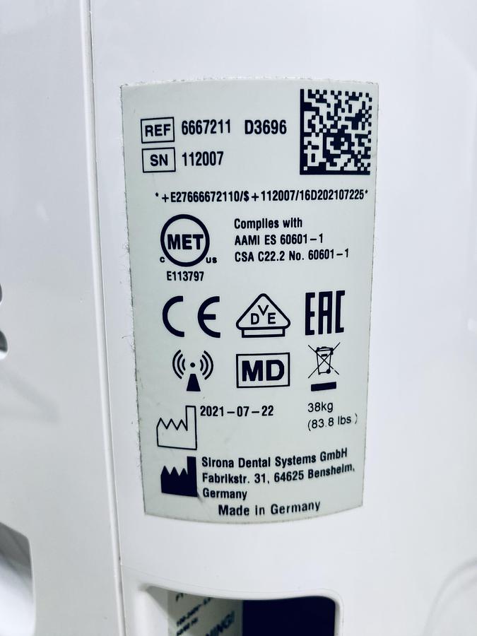 Refurbished 2021 Dentsply Sirona CEREC AC Primescan