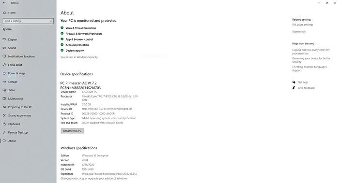 Refurbished 2020 Dentsply Sirona CEREC AC Primescan with 5.2 Software (105104)