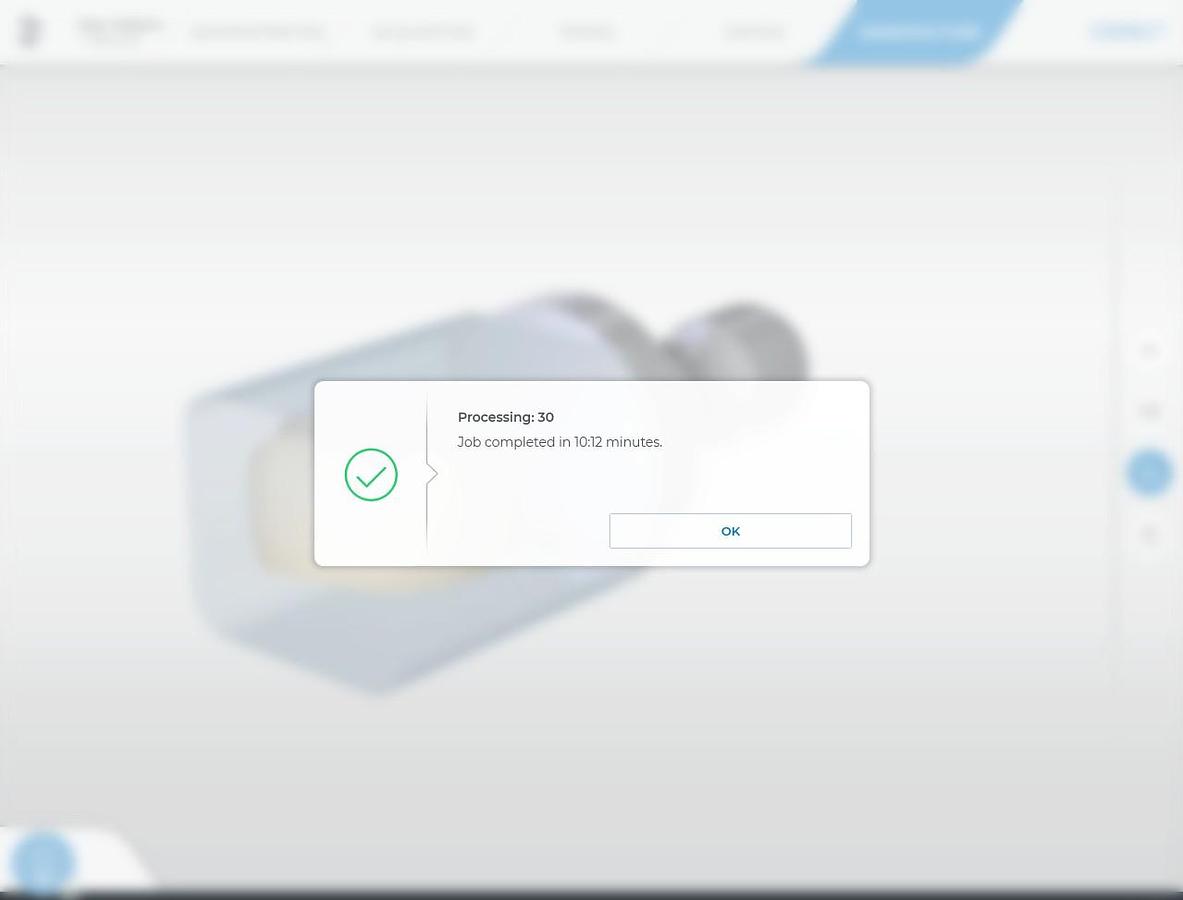 Used 2012 Sirona CEREC MC XL 2-Motor Wet Mill with 1,413 Mills (123949)