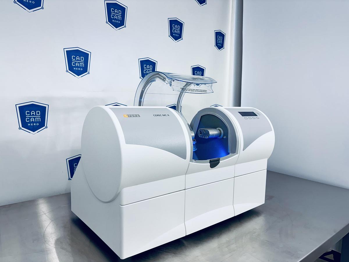 Used 2014 Sirona CEREC MC X 2-Motor Wet Mill with 332 Mills (233715)