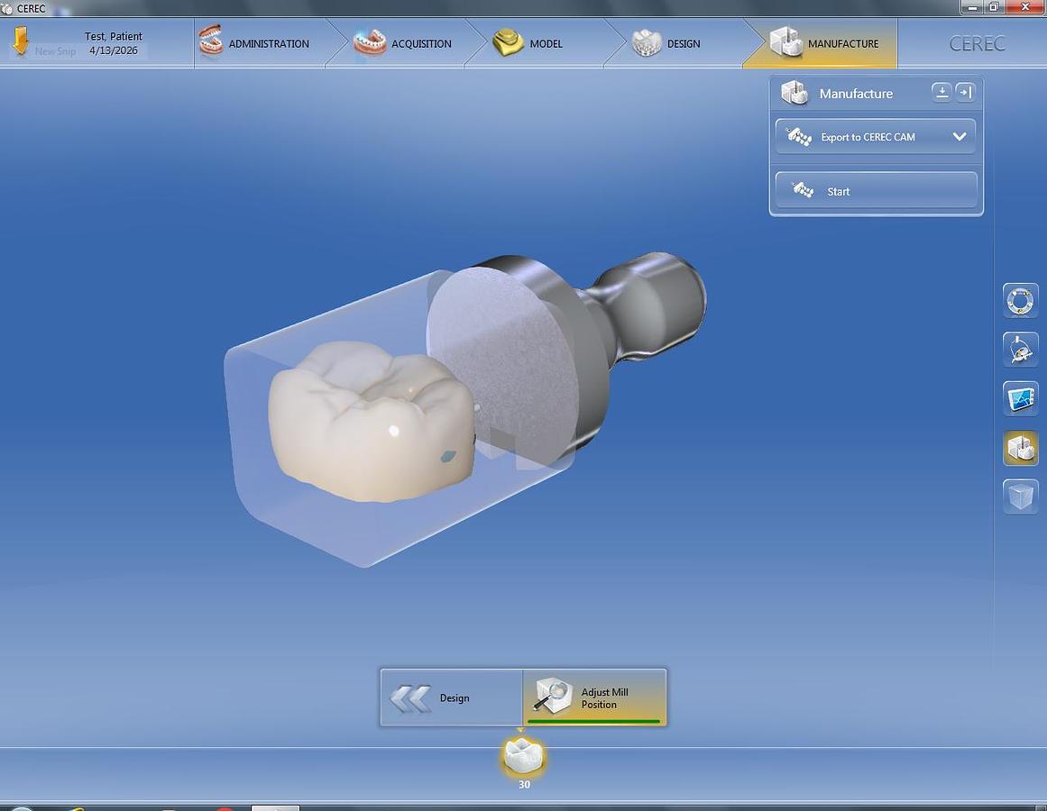 Refurbished 2015 Sirona CEREC AC Omnicam with CEREC 4.6 Software (135953)