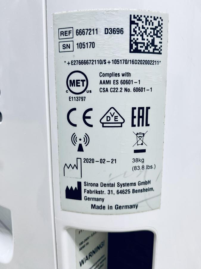 Refurbished 2020 Dentsply Sirona CEREC AC Primescan with 5.2 Software (105170)