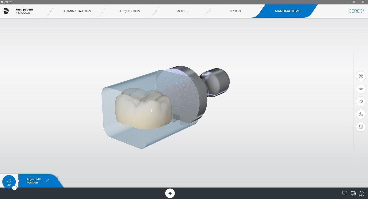 Refurbished 2020 Dentsply Sirona CEREC AC Primescan with 5.2 Software (105104)