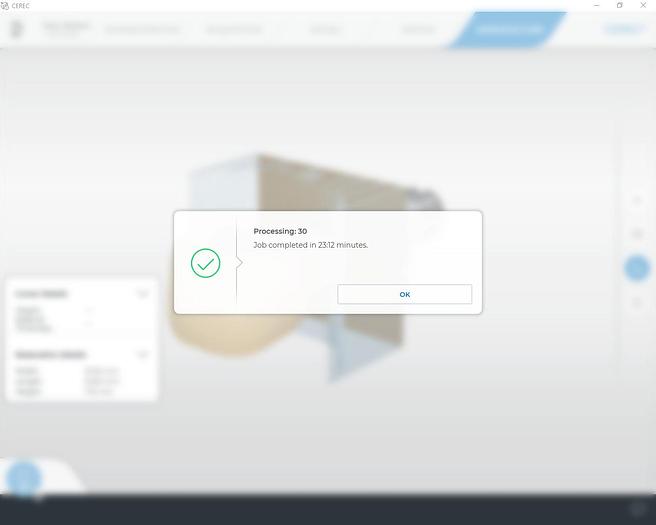 Used 2015 Sirona CEREC MC X 2-Motor Wet/Dry Mill (236756)