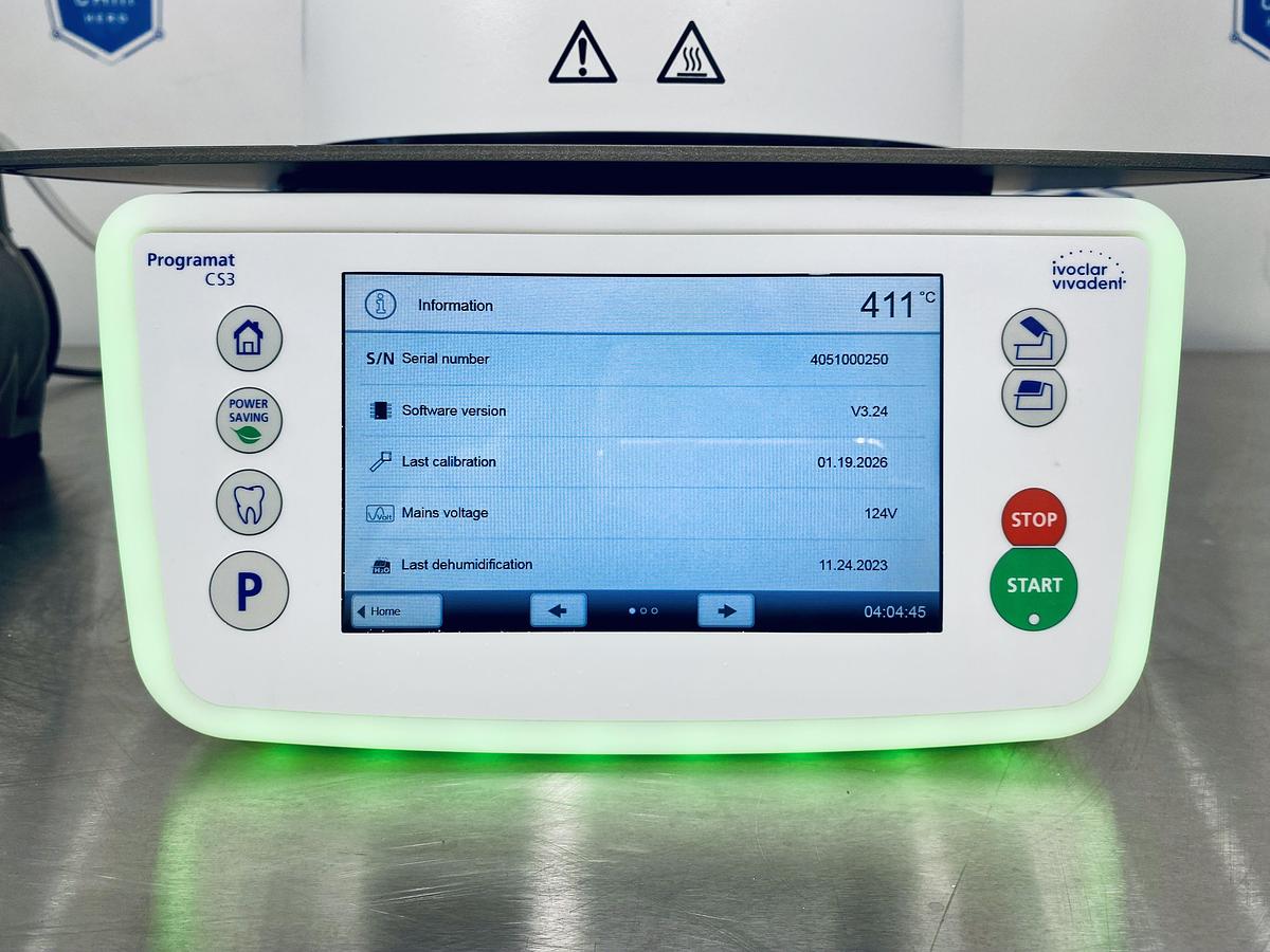 Used 2015 Ivoclar Vivadent Programat CS3 Crystallization Furnace (4051000250)