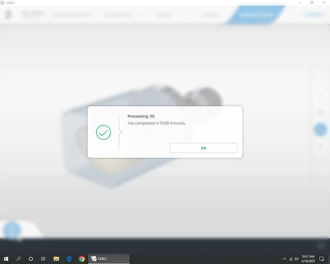 Used 2011 Sirona CEREC MC XL 2-Motor Wet Mill (117625)