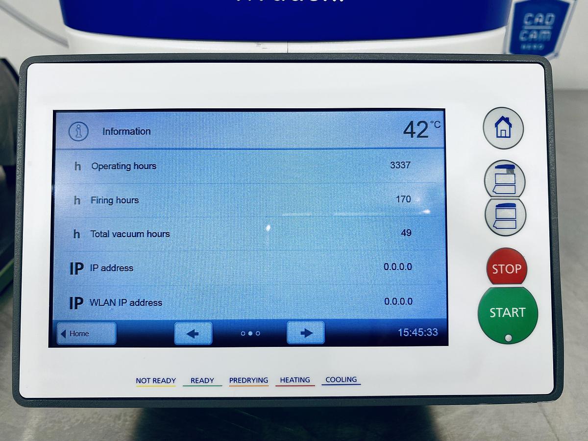 Used 2021 Ivoclar Vivadent Programat CS6 Sintering & Crystallization Furnace (5010000358)