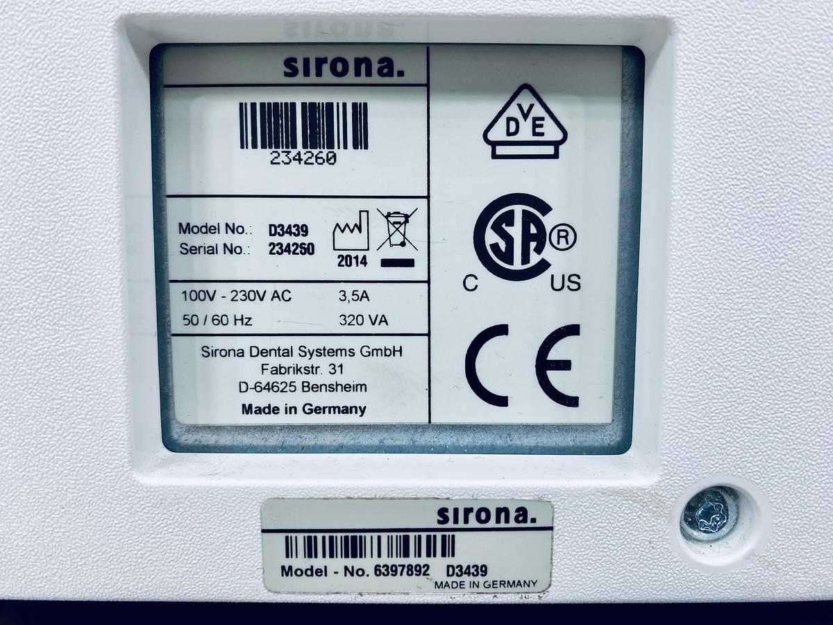 Used 2014 Sirona CEREC MC X