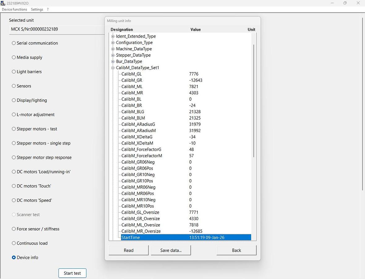 Used 2014 Sirona CEREC MC X 2-Motor Wet Mill (232189)