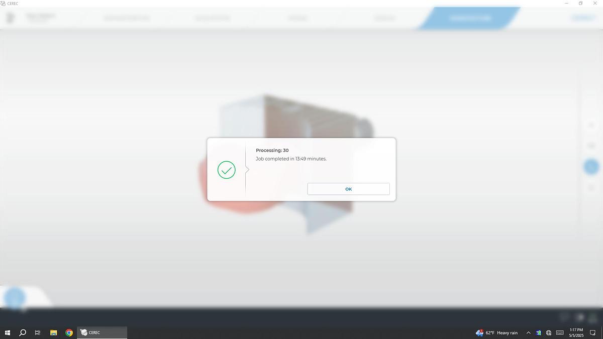 Used 2020 Dentsply Sirona CEREC Primemill 4-Motor Wet/Dry Mill (652033)